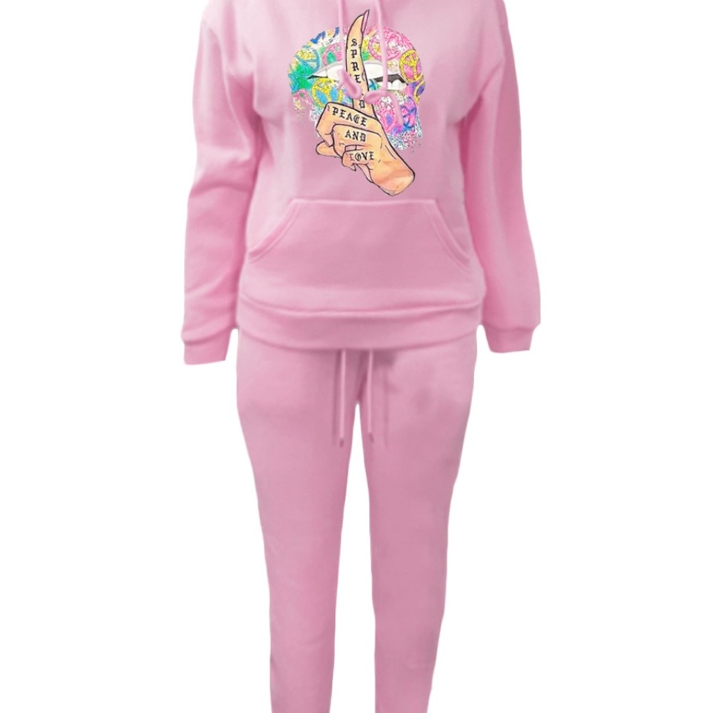 Stand Out in Style with Our Pink Two-Piece Jumpsuit!